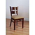 Coin Back Medium Oak Chairs (Set of 2)