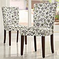 ETHAN HOME Decor Bubble Print Dining Chairs (Set of 2)