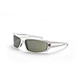 Optic Nerve Men's Pneumatic Shiny White Sunglasses