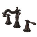 Fontaine Monarch Wide Spread Brushed Bronze Bathroom Faucet