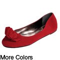 Glaze by Adi Women's Ruffle Toe Ballet Flats