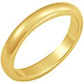 NEXTE Jewelry 14k Gold Overlay Terete Tapered Band (3 mm)