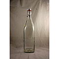 Clear Glass Swing Bottles with Ball Style Clamp Lid (Pack of 2)