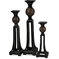 Set of 3 Venice Caesar Candle Holders