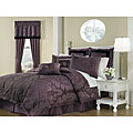 Lorenzo Purple 8-piece Queen-size Comforter Set