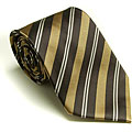 Platinum Ties Men's 'Brown Banister' Tie