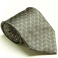 Platinum Ties Men's 'Silver Dollar' Tie