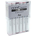 Copic Ex-1 Sketch Markers 12-piece Set