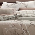 Embroidered Bamboo 3-piece King-size Duvet Cover Set