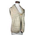 Women's Natural Cotton 'Cappuccino' Vest (Guatemala)