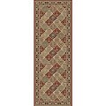 Empress Red Oriental Rug (2'7 x 7'3)