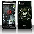Motorola Droid X MB810 Cross Skull Snap-on Protective Case Cover