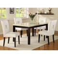 ETHAN HOME Mendoza White 5-piece Modern Casual Dining Set