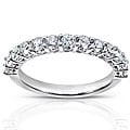 14k White Gold 3/4ct TDW Diamond Wedding Band