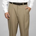 Austin Reed Men's Tan Pleated Dress Pants