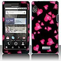 Motorola Droid 2 Raining Heart Snap-on Protective Case Cover
