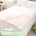 Dream Form Velour Queen-size Memory Foam Mattress Topper Cover