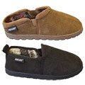 Muk Luks Men's Printed Berber Suede Slip-on