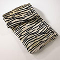 Tiger Print Ivory Throw