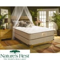 Nature's Rest by Spring Air Solitude Plush Zoned Latex Foam King-size Mattress Set