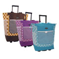 Olympia Sports Plus 20-inch Rolling Shopper Tote Bag