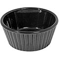 Gessner Fluted Black 4.5-oz Ramekins (Case of 48)