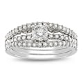 Miadora 14k White Gold 7/8ct TDW Diamond Ring (G-H, I1-I2)