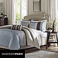 Madison Park Salem Blue 6-piece King-size Duvet Cover Set