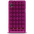 Motorola Droid Pink Premium TPU Silicone Skin Cover