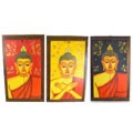 Hand-painted Buddha Face and Mirror (Thailand)