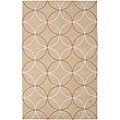 Hand-tufted Beige Geometric Rug (8' x 11')