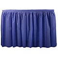 Duni Dark Blue 14-ft Tableskirt
