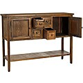 Brighton Oak Finish Sideboard