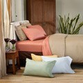 Sateen 300 Thread Count Printed Dot Queen-size Sheet Set