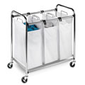 Honey-Can-Do SRT-01235 Triple Laundry Sorter