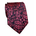 H. Luzzario & Co Men's Silk Pink Floral Tie