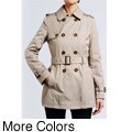 Tommy Hilfiger Women's Double-breasted Cotton Trench Coat