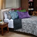 Zebra 3-piece Full/ Queen-size Mini Comforter Set