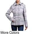 Maralyn & Me Hooded Wool-blend Peacoat