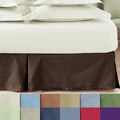 Solid Color Cotton 15-inch Drop Bedskirt