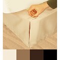 Grand Luxe 'Hike Up Your Skirt' Matte Satin Adjustable 17-Inch Drop Queen-size Bedskirt
