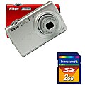 Nikon Coolpix S203 10 MP Digital Camera with 2GB SD Memory Card (Refurbished)