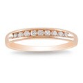 Miadora 10k Pink Gold 1/4ct TDW Diamond Ring
