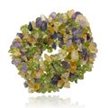 Glitzy Rocks Multi-gemstone Chip Stretch Bracelet