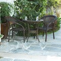 Christopher Knight Home Outdoor Wicker 3-piece Bistro Set