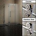 Vigo 36 x 48 Frameless 3/8-inch Frosted Right Shower Enclosure