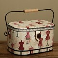Kimberly Poloson Large Oval Sewing Basket