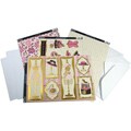 Shabby Chic 'Dress-Up Pink' 13-piece Luxury Card Making Kit