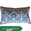 Jiti Pillows Outdoor Malibu Blue Decorative Pillow