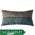 Jiti Pillows Bombay Monaco Beige/ Aqua Decorative Pillow